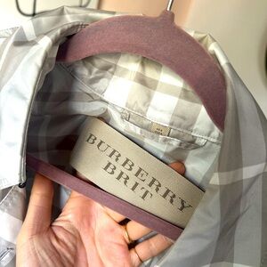 Burberry Brit Women’s Grey Raincoat